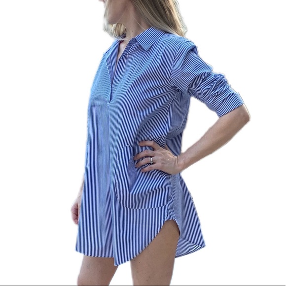 NWT💕Les Canebiers Navy Blue Striped Summer… - Picture 2 of 5